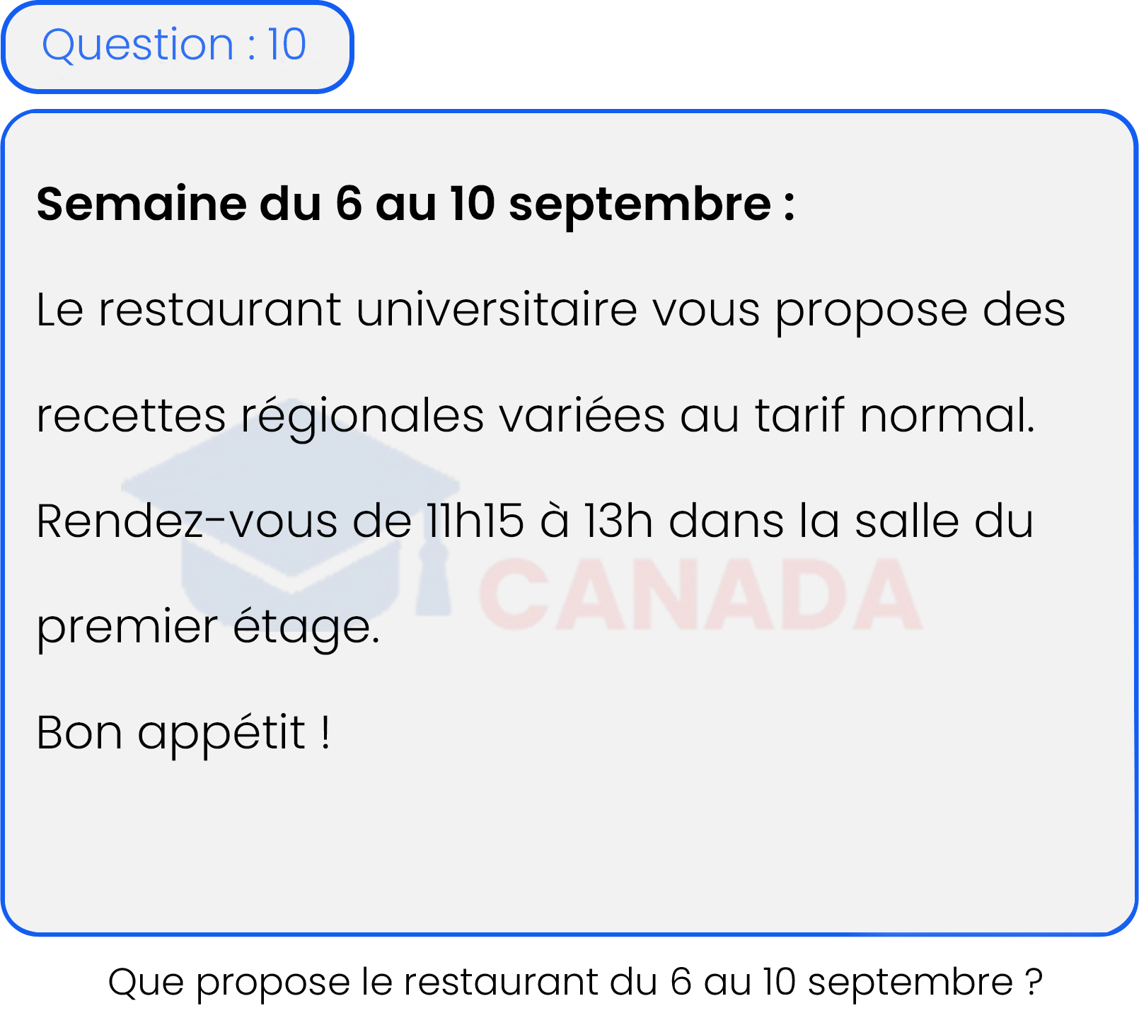 Question 10