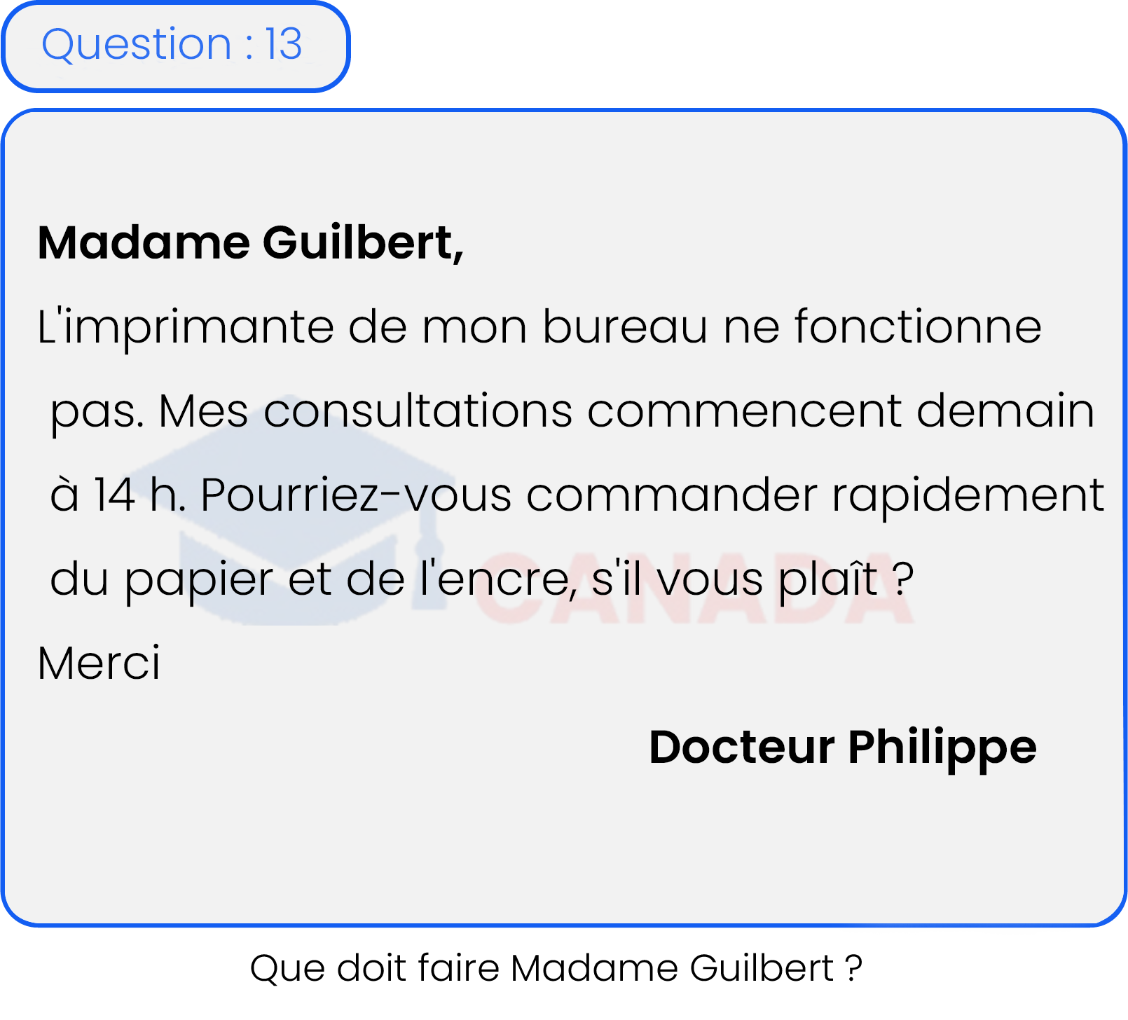 Question 13