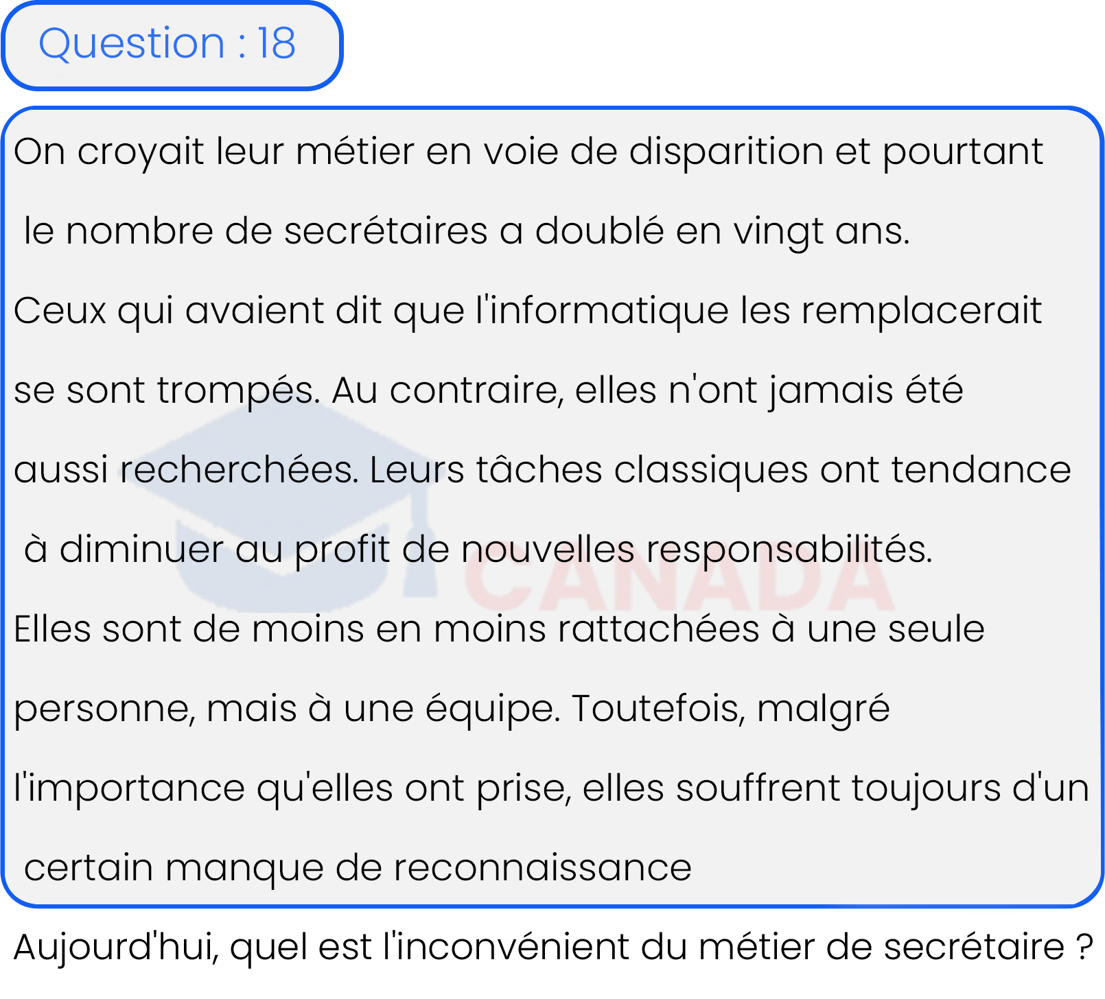 Question 18