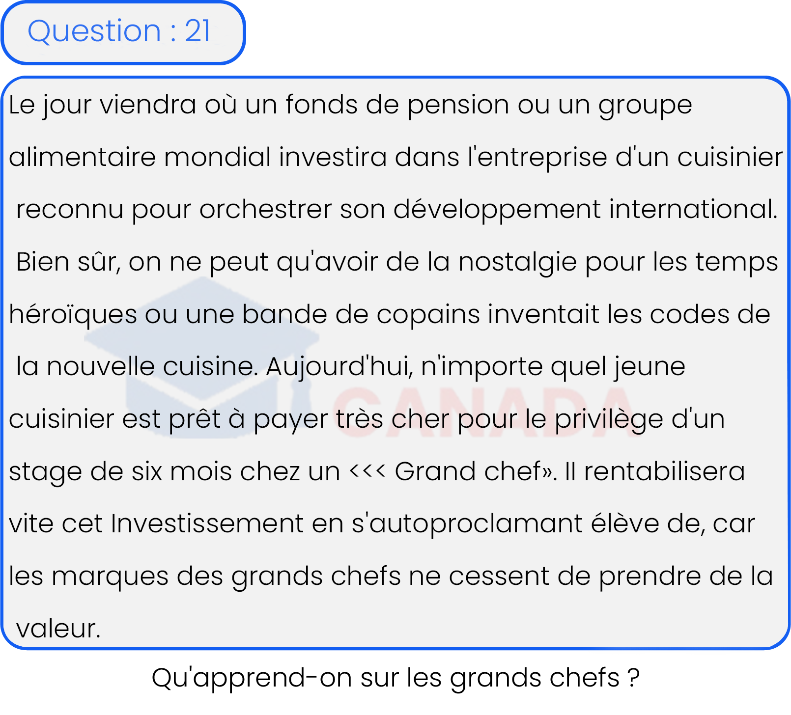 Question 21