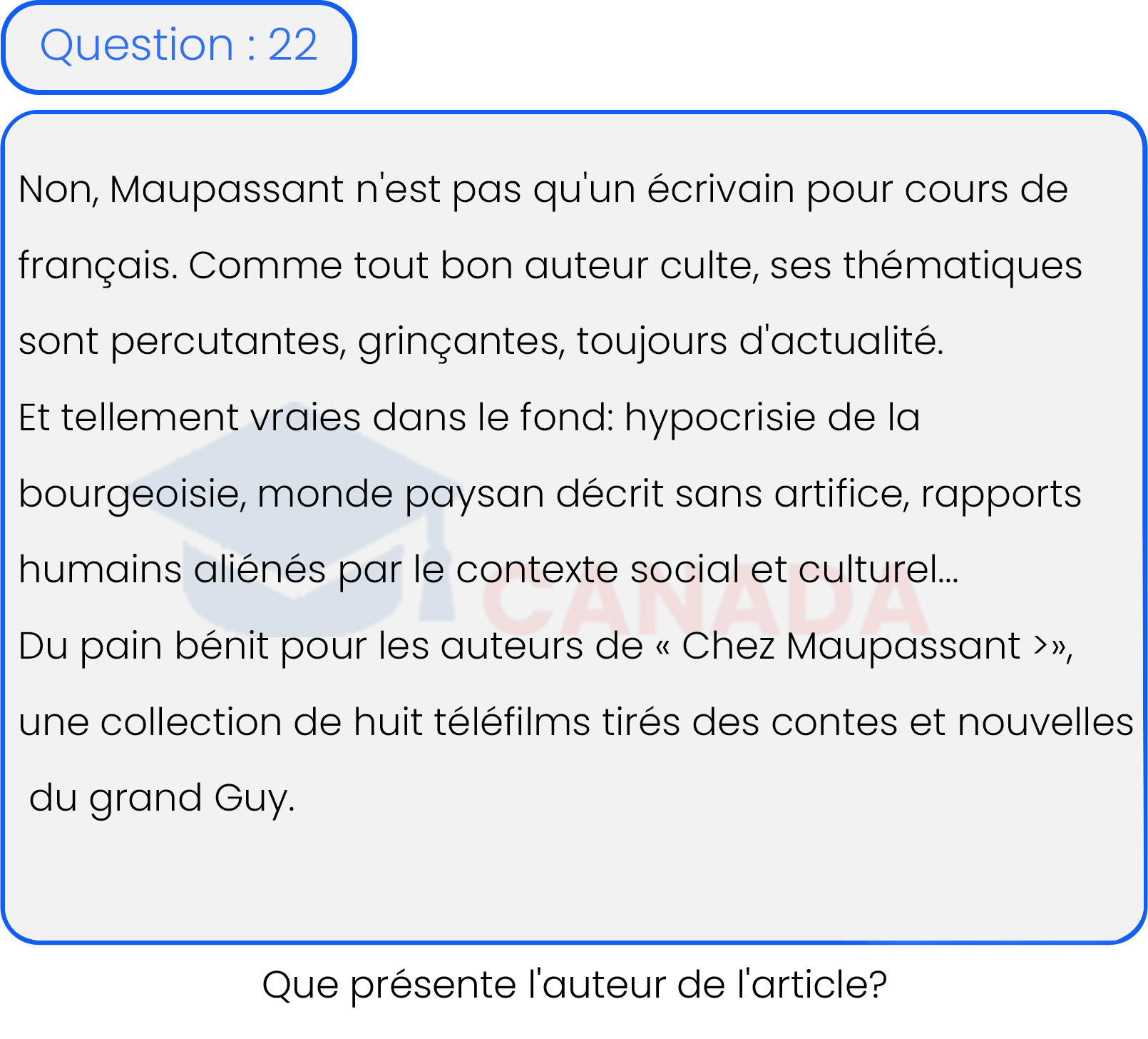 Question 22