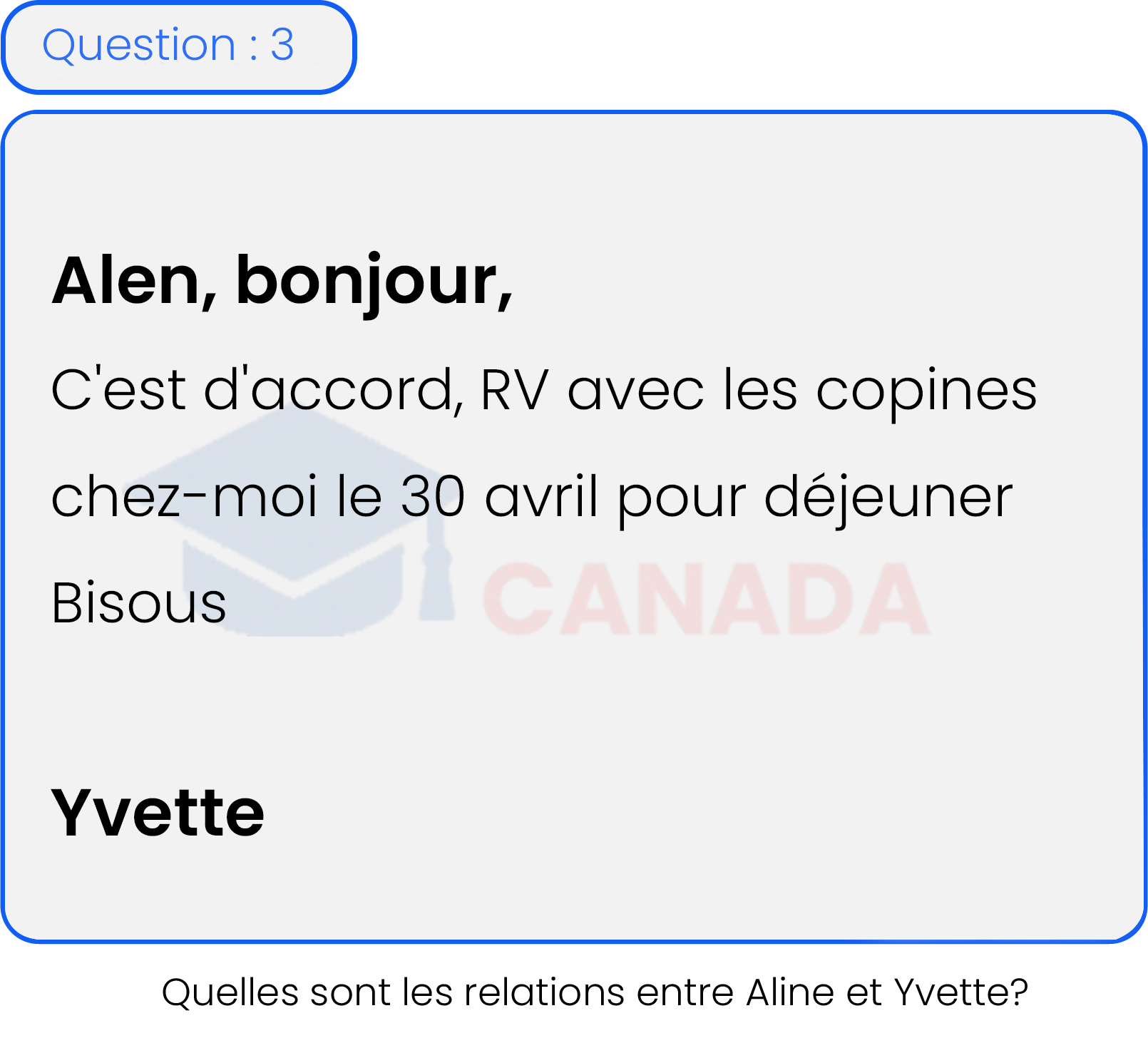 Question 3