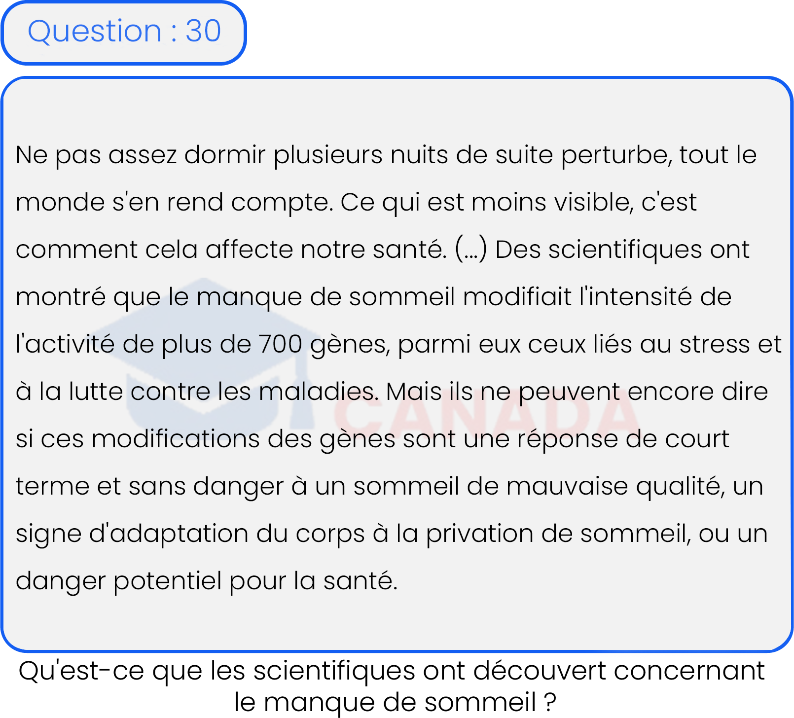 Question 30