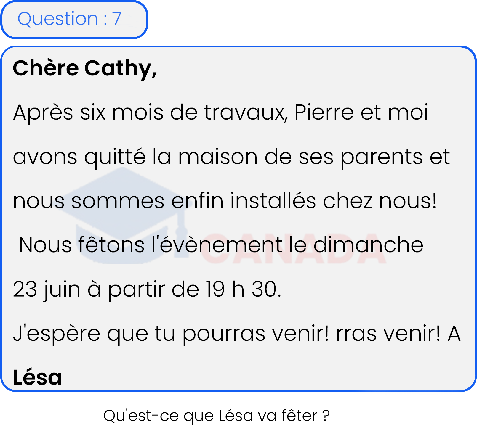 Question 7