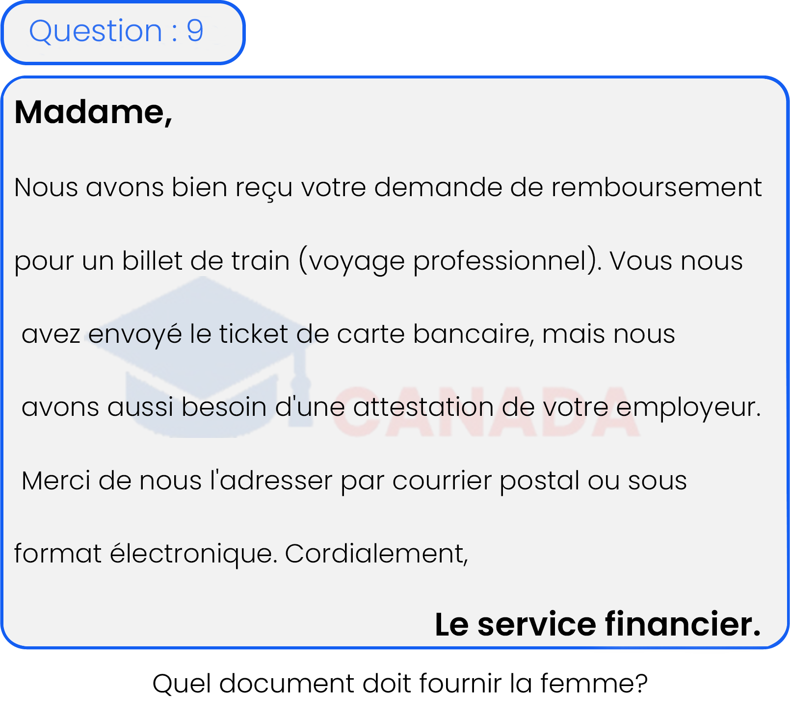 Question 9