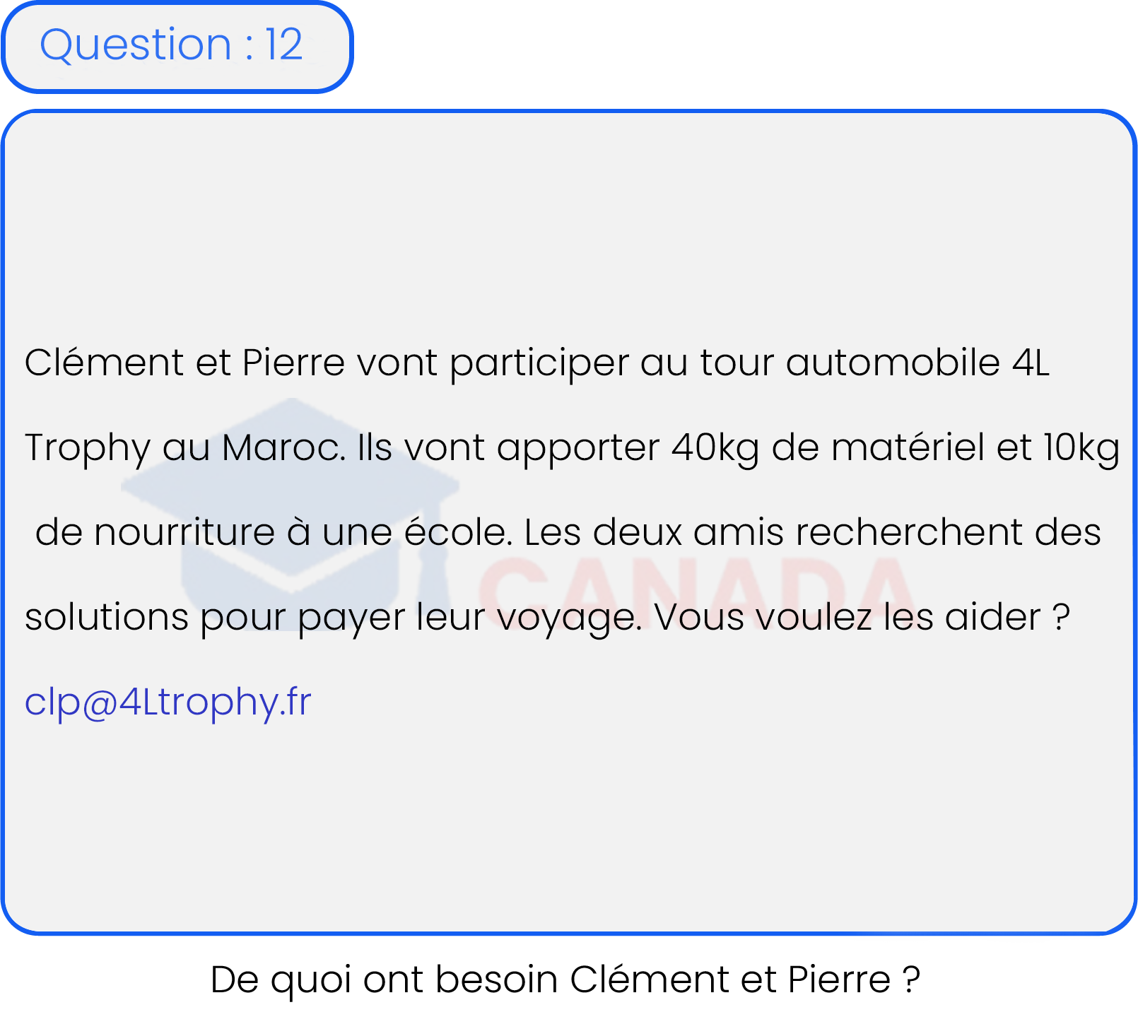 Question 12