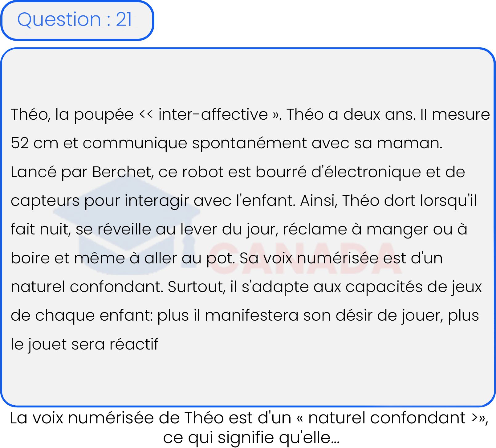 Question 21