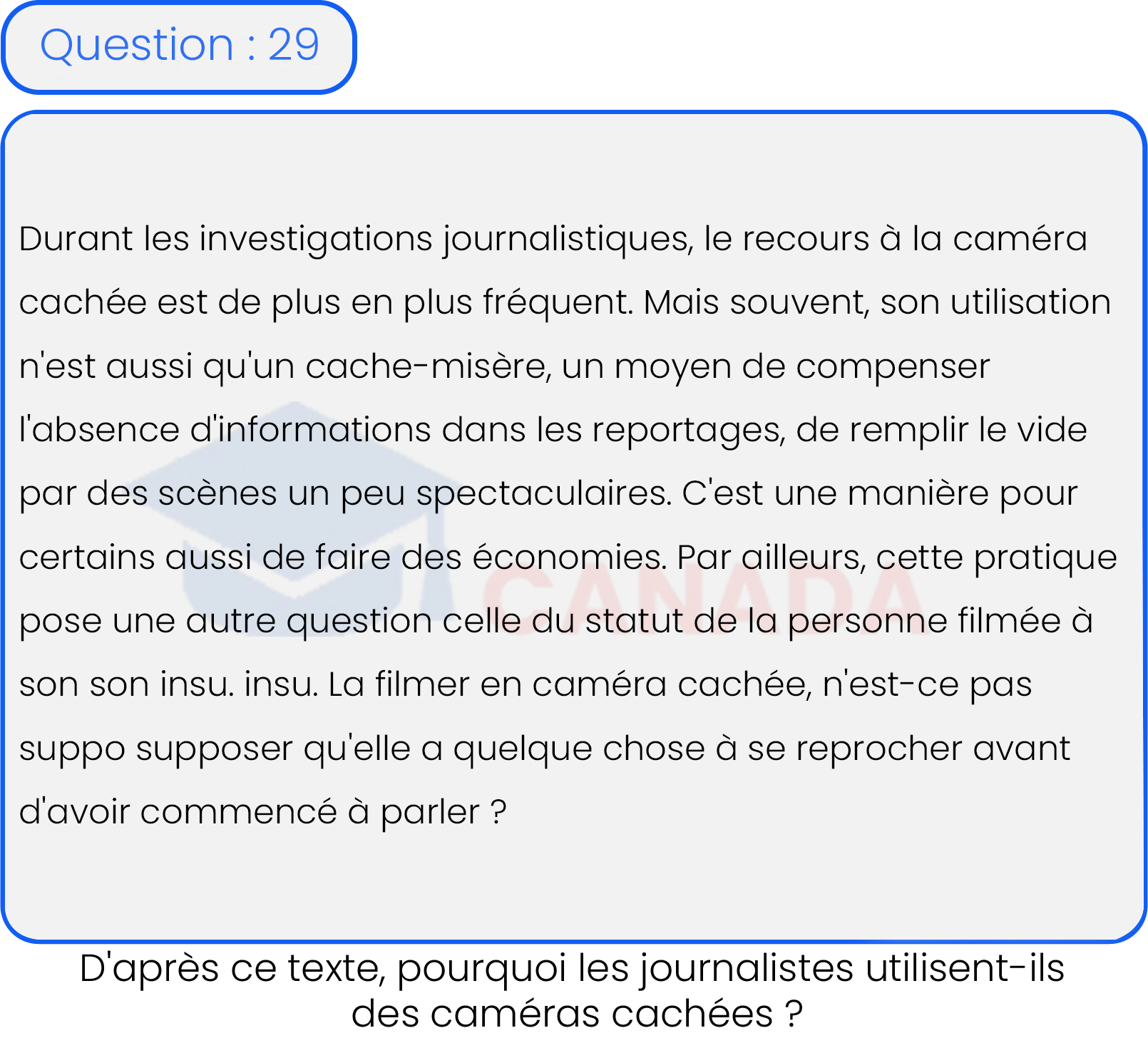 Question 29