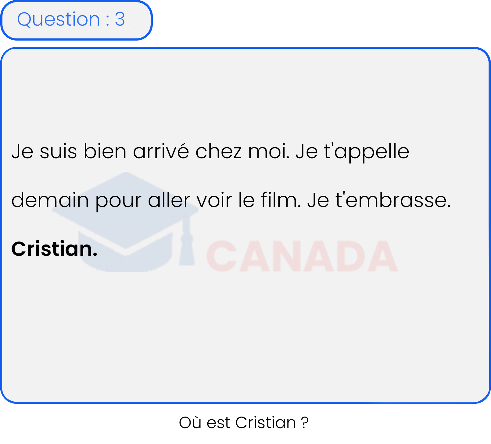 Question 3