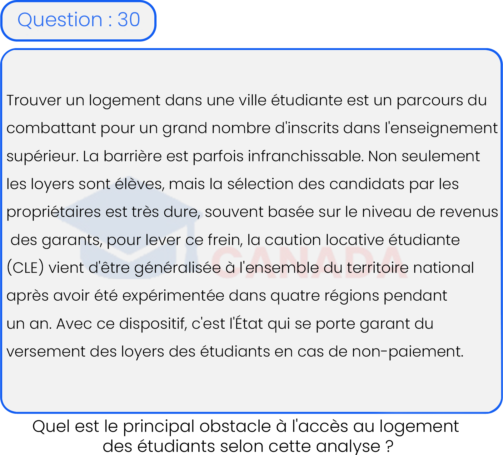Question 30