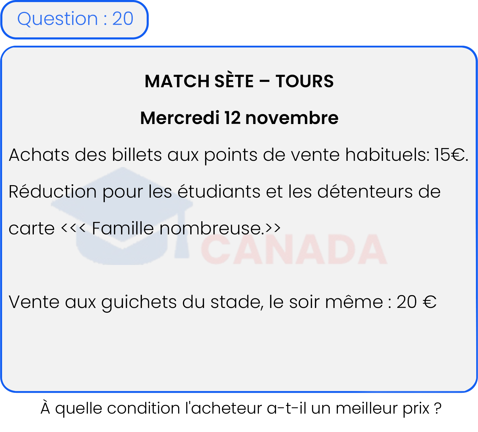 Question 20