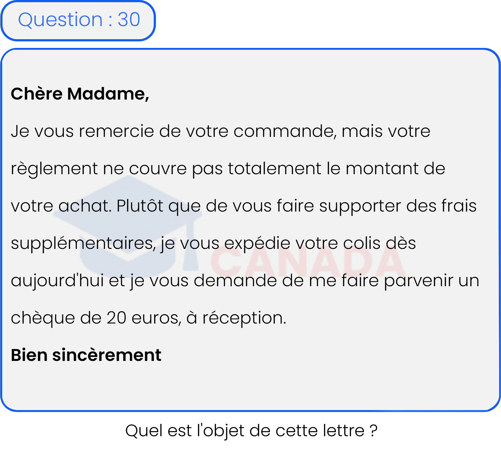 Question 30