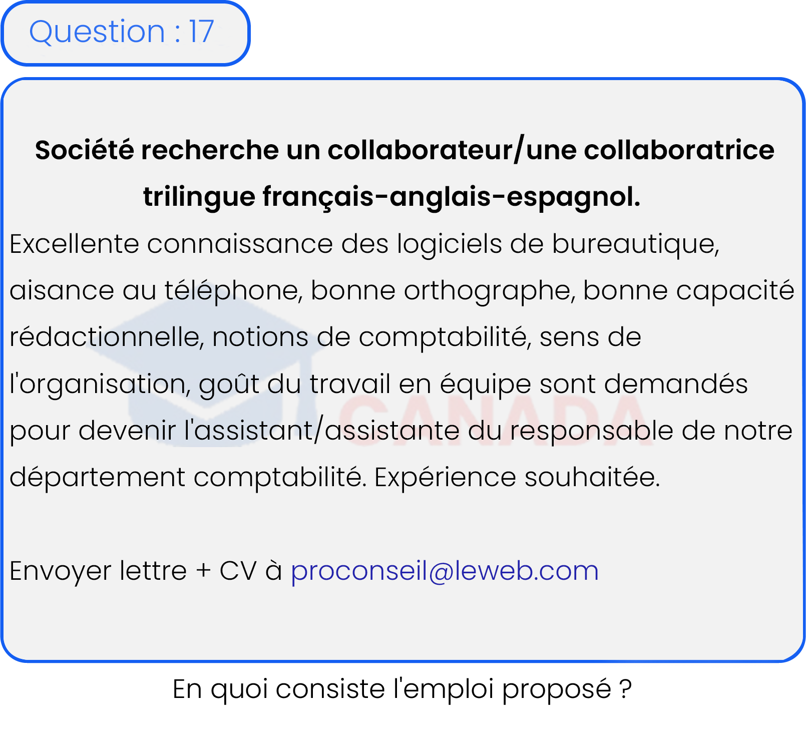 Question 17