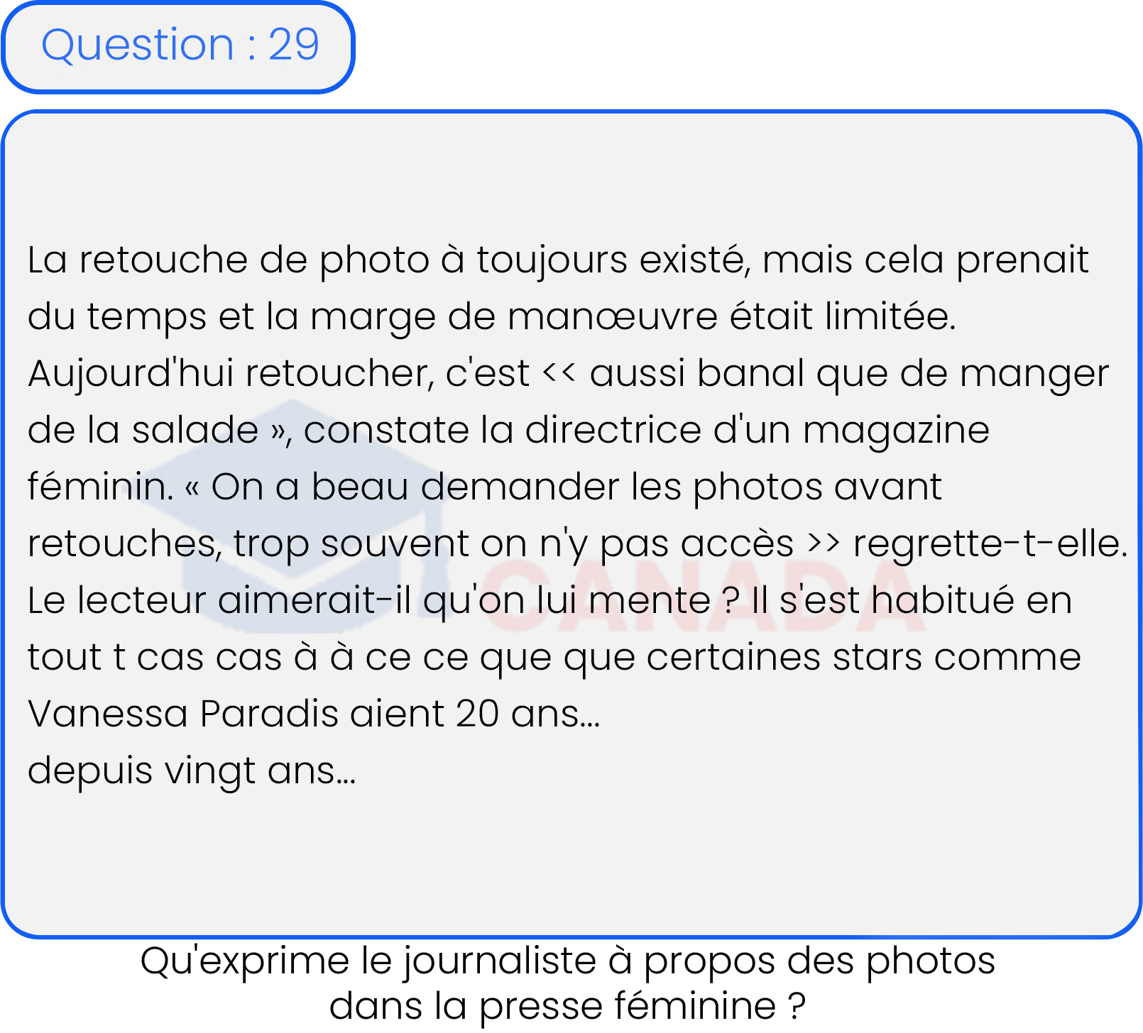 Question 29
