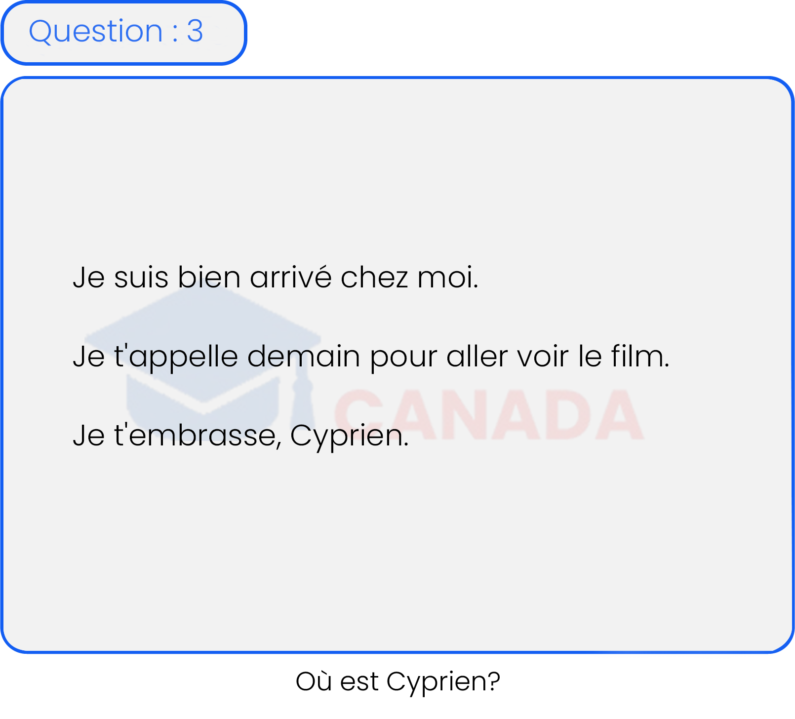 Question 3