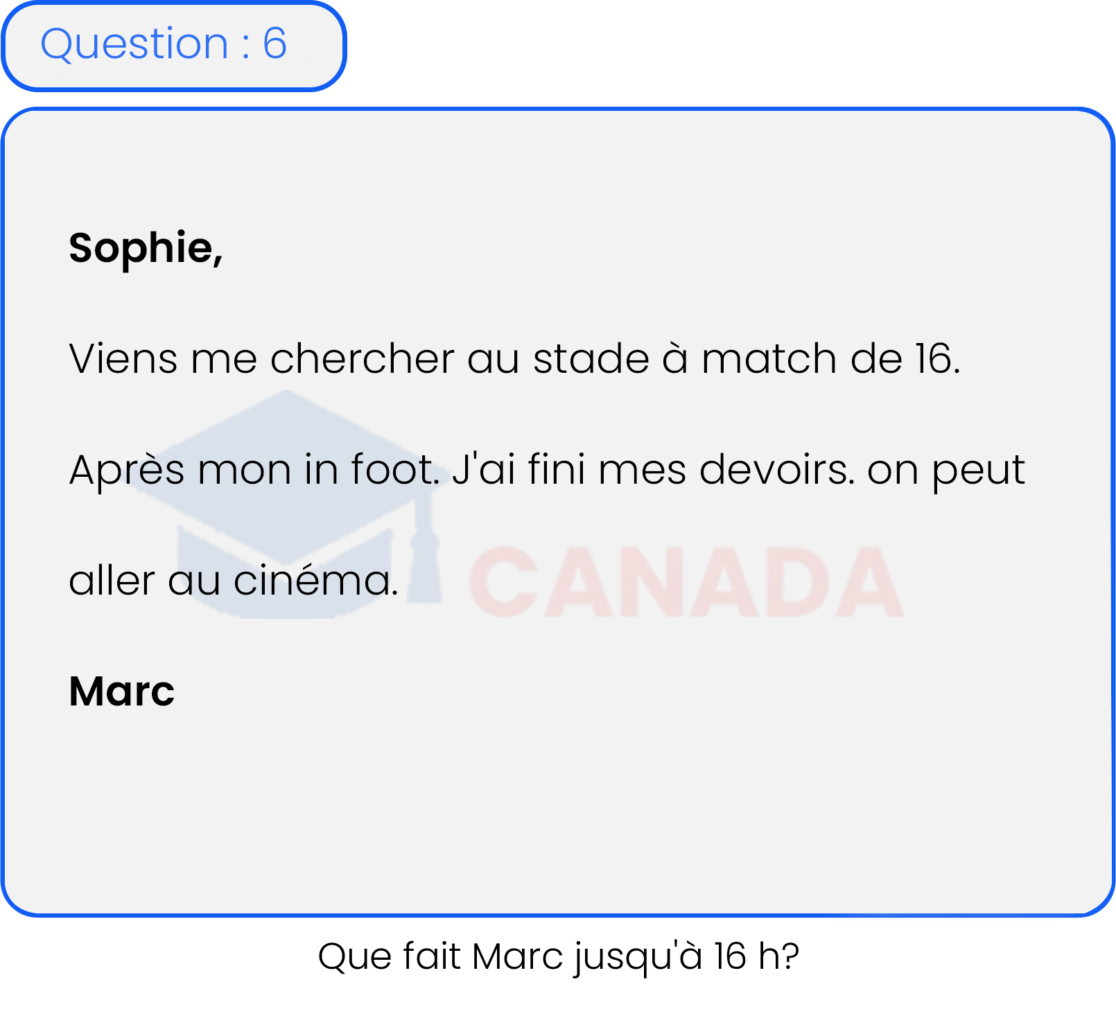 Question 6