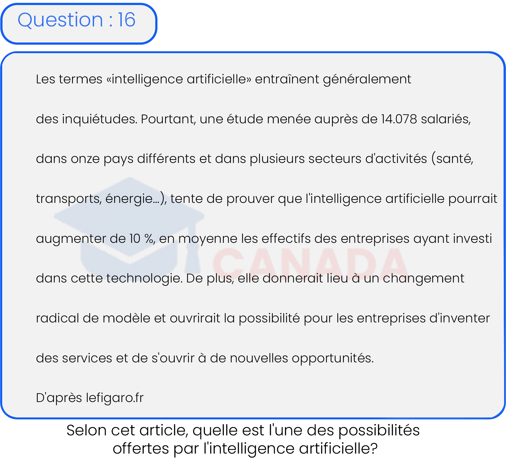 Question 16