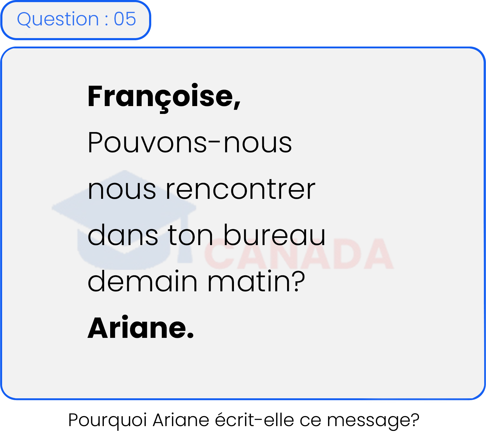 Question 5