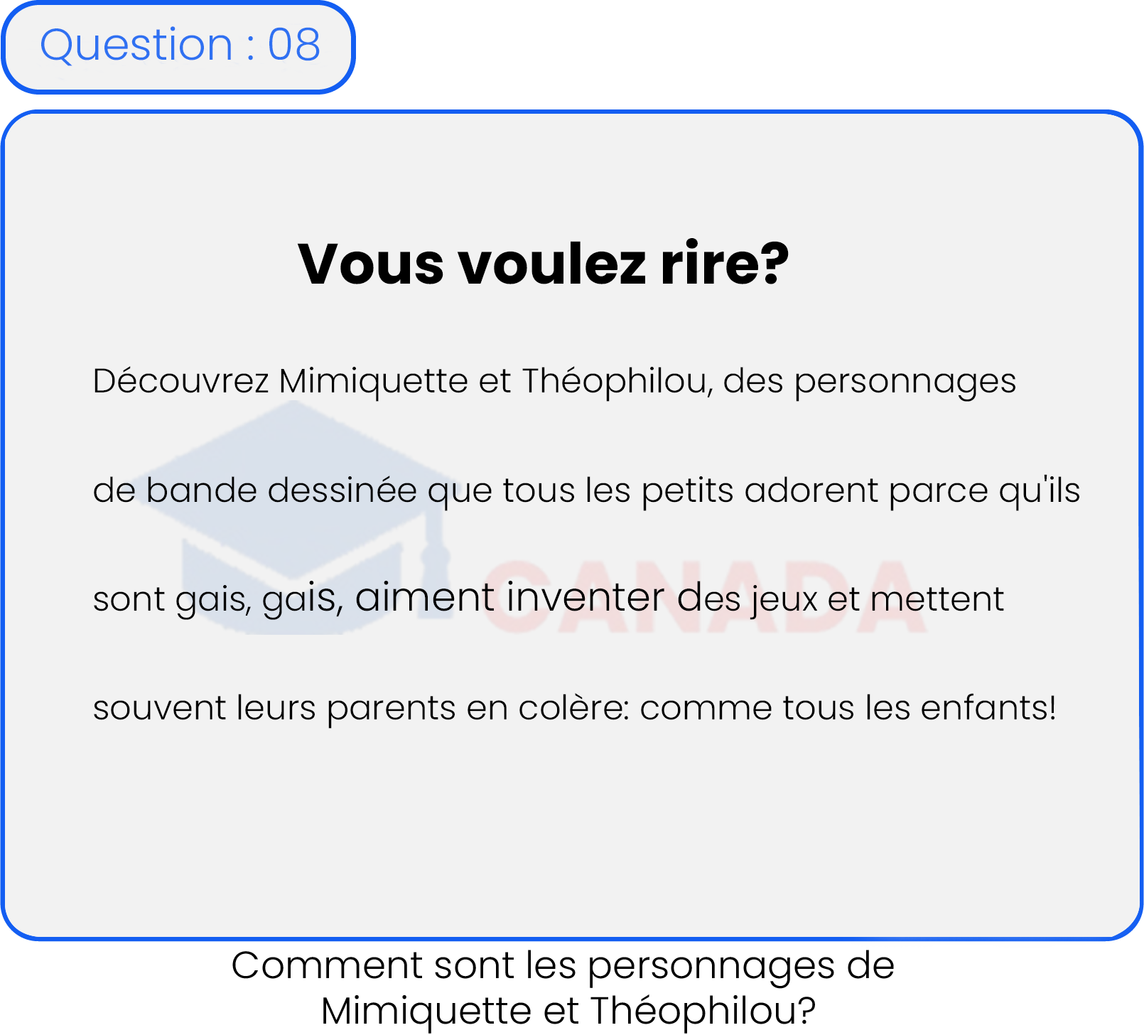 Question 8