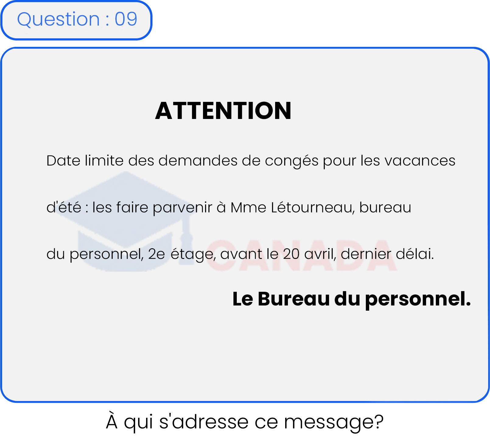 Question 9