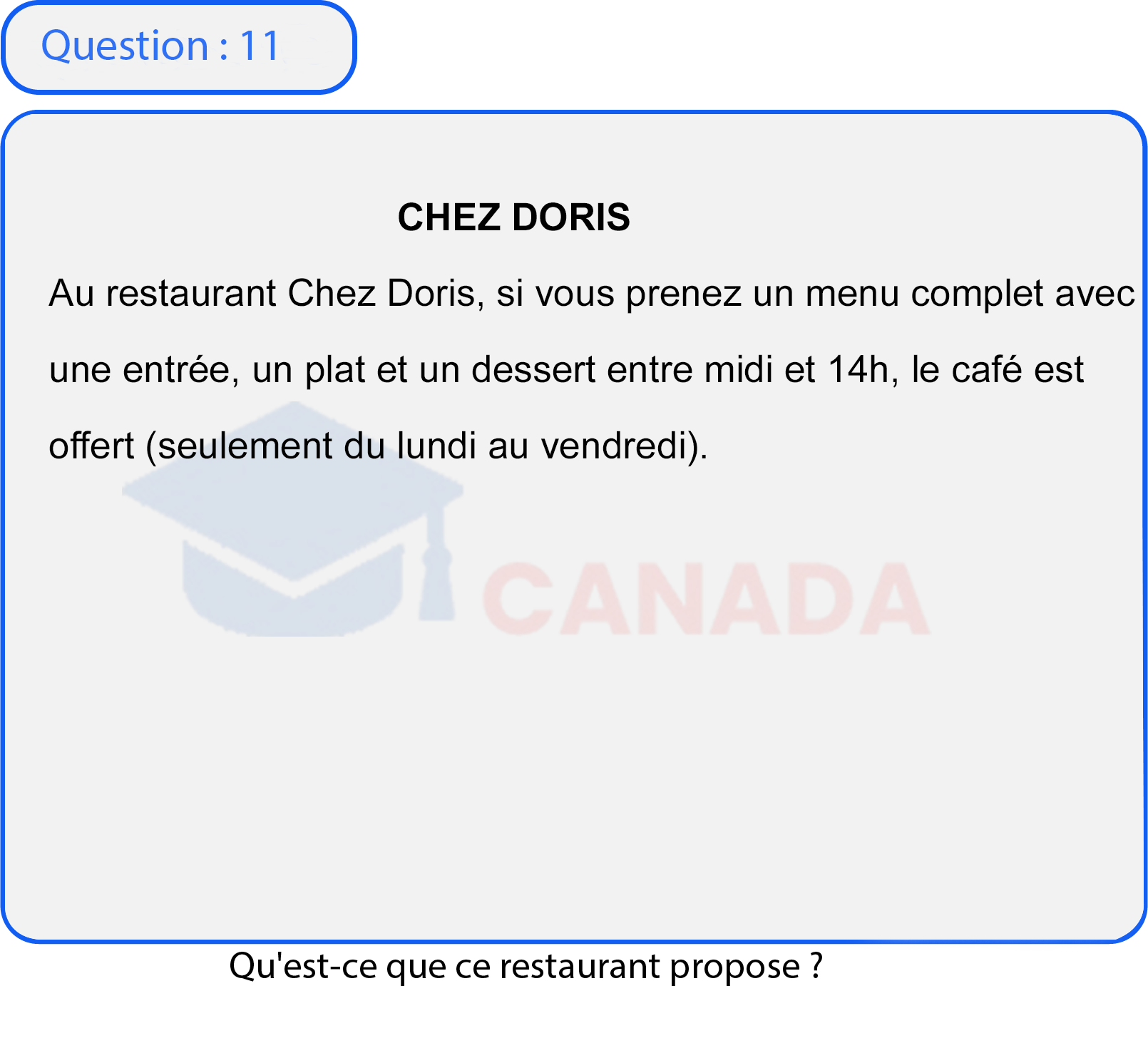 Question 11