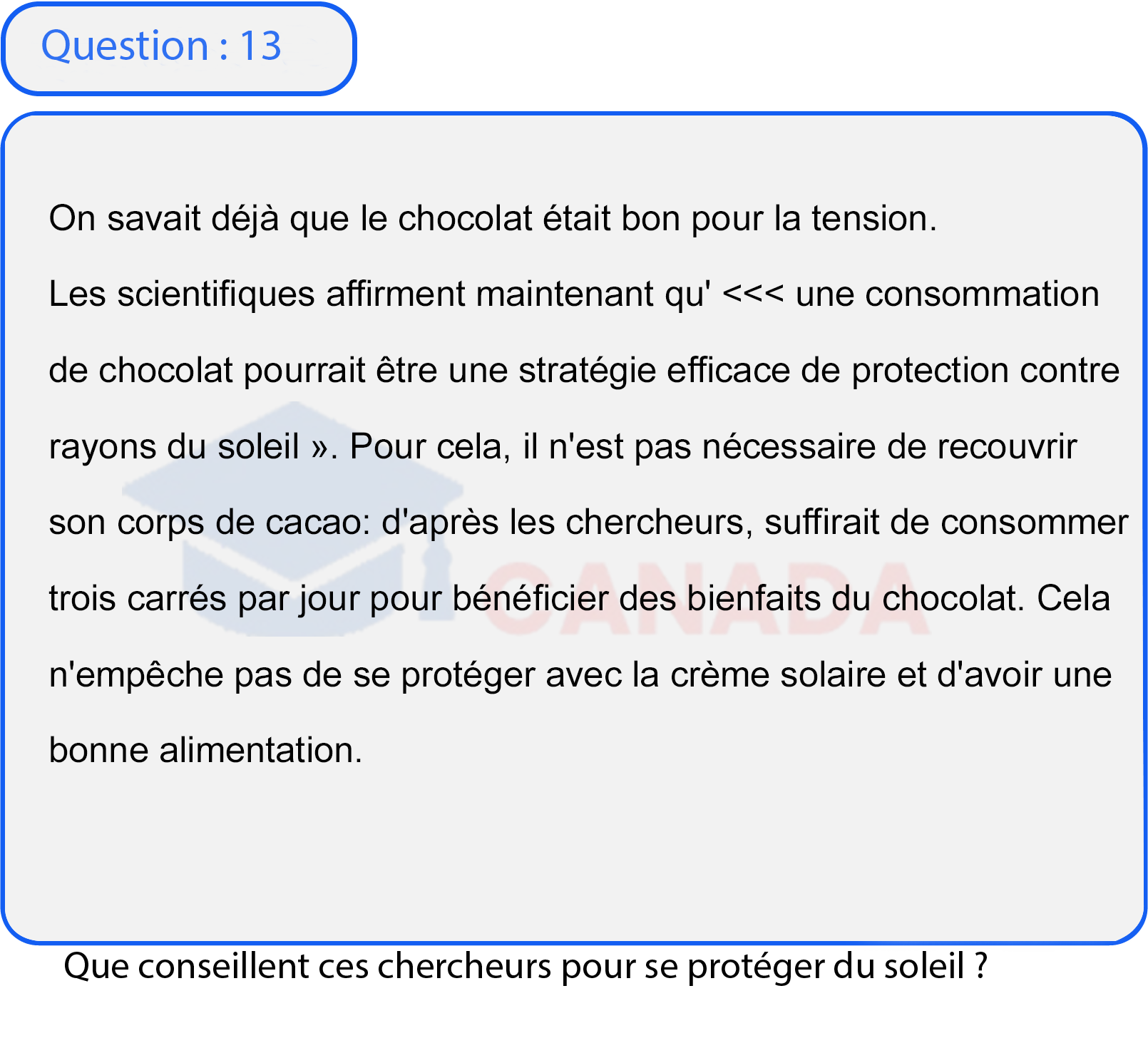 Question 13
