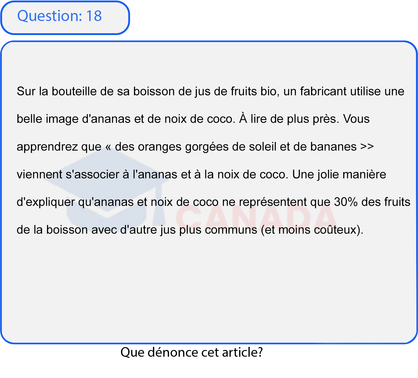 Question 18
