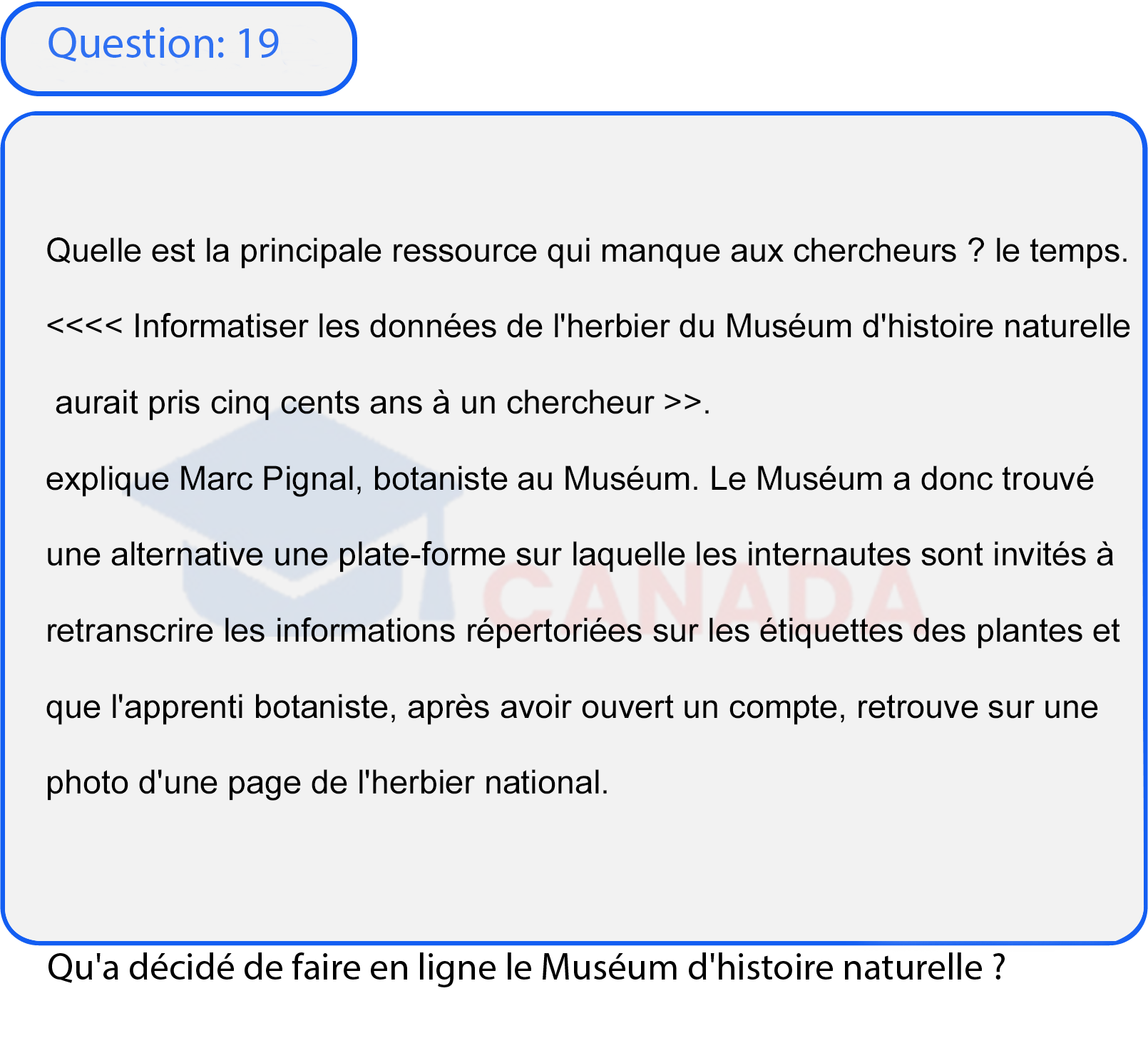 Question 19