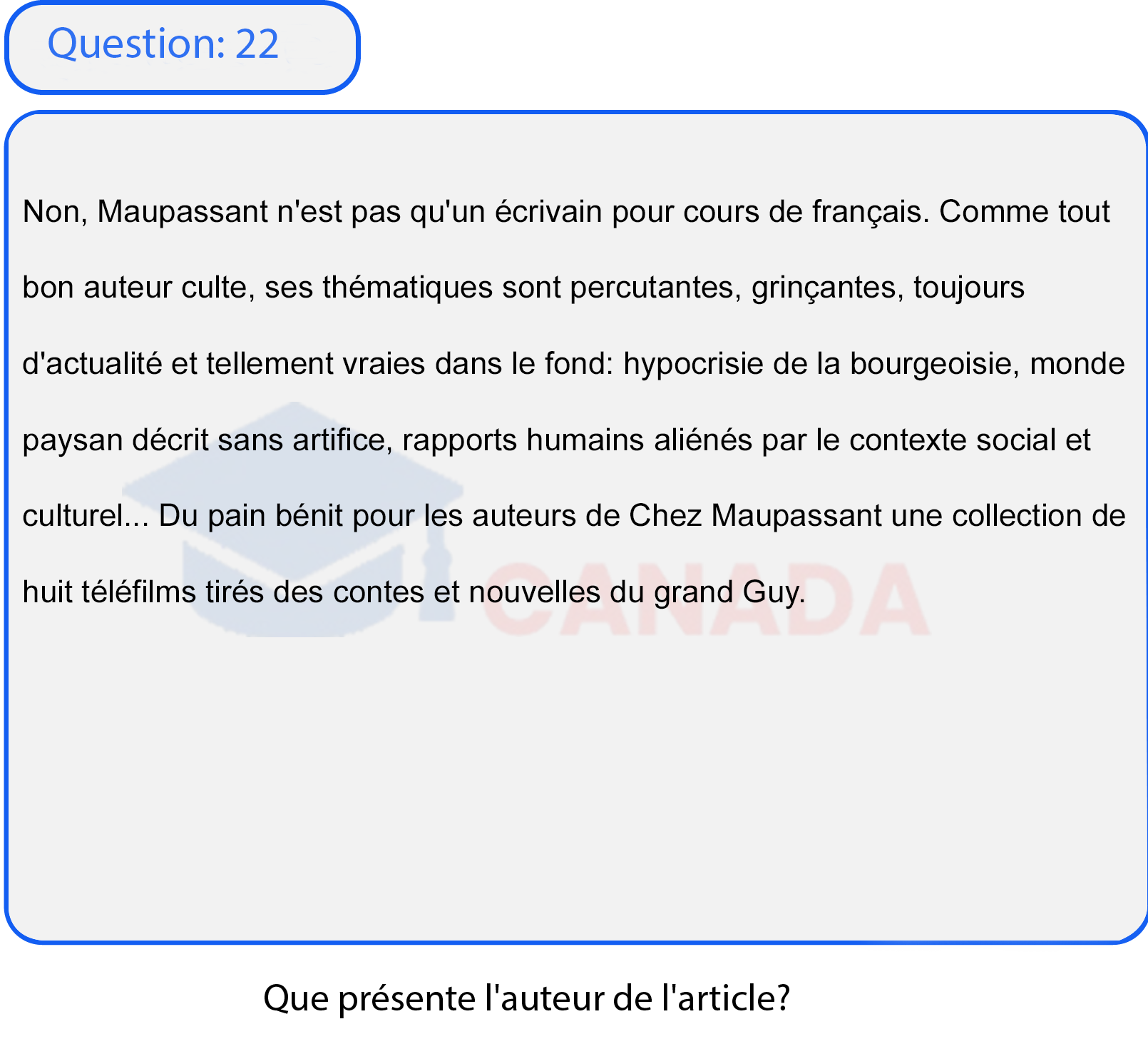 Question 22