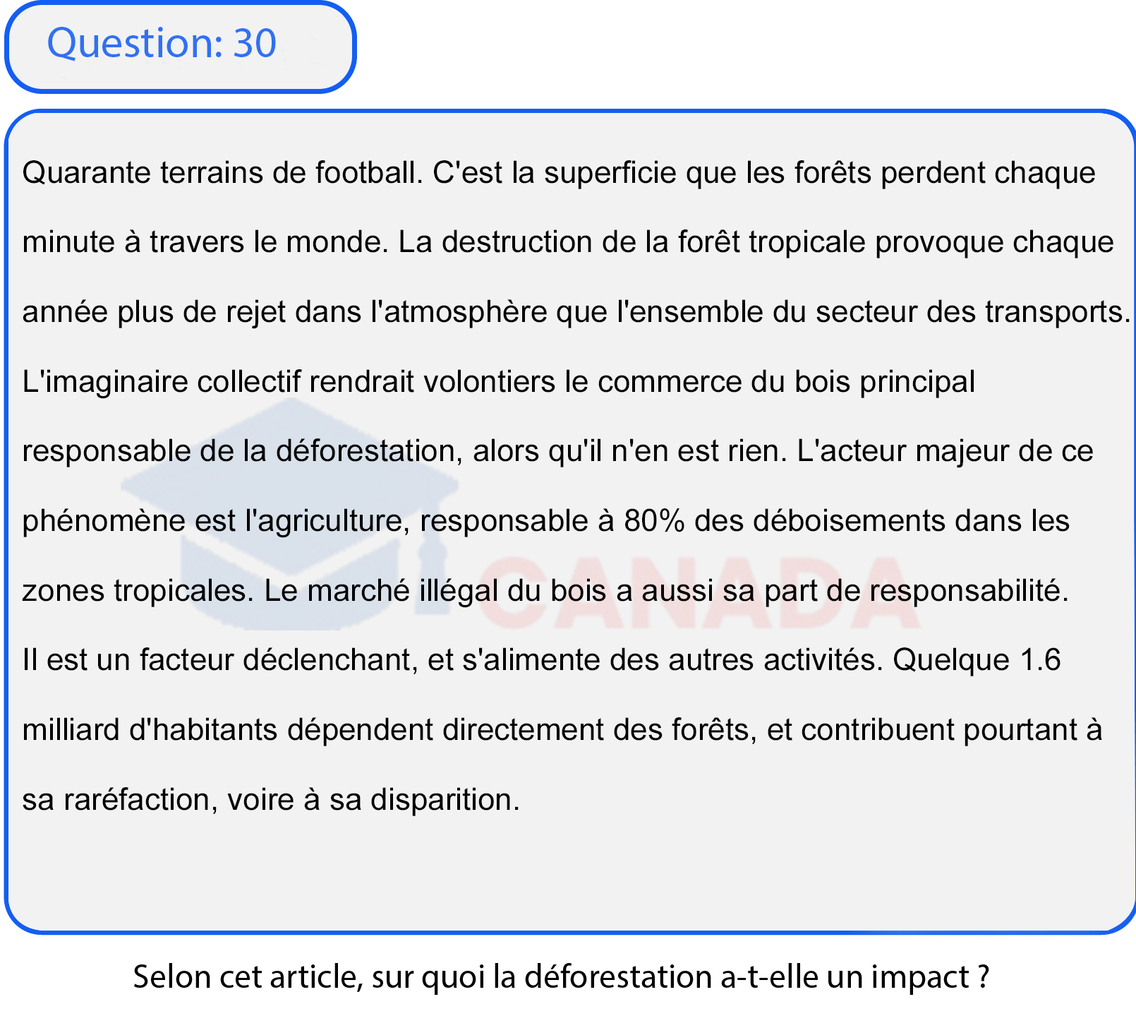 Question 30