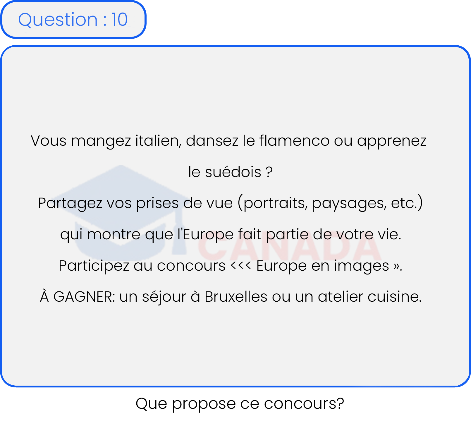 Question 10