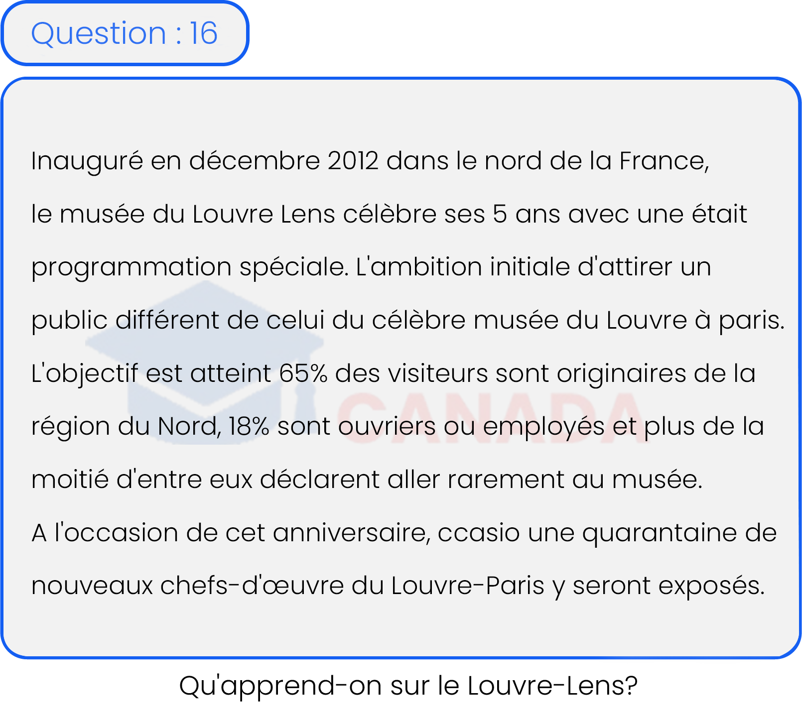 Question 16