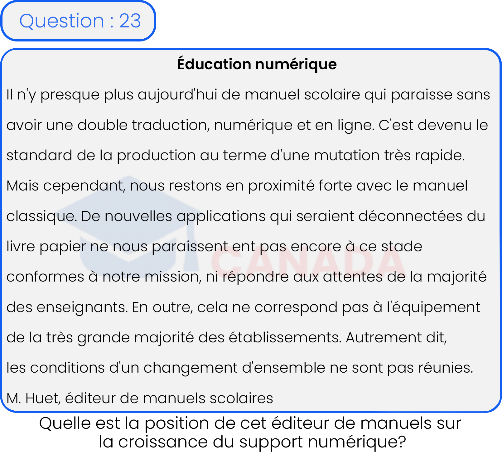 Question 23