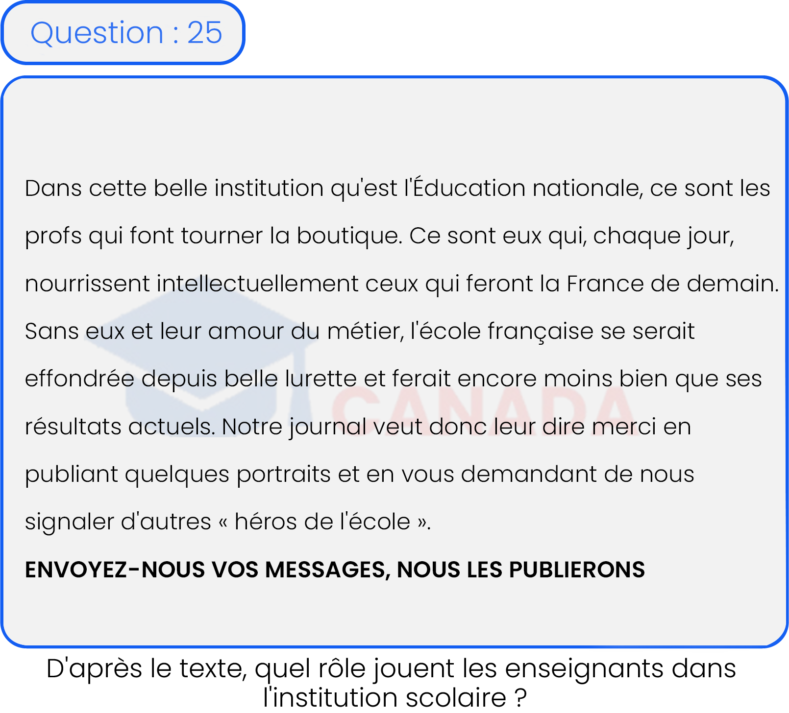 Question 25