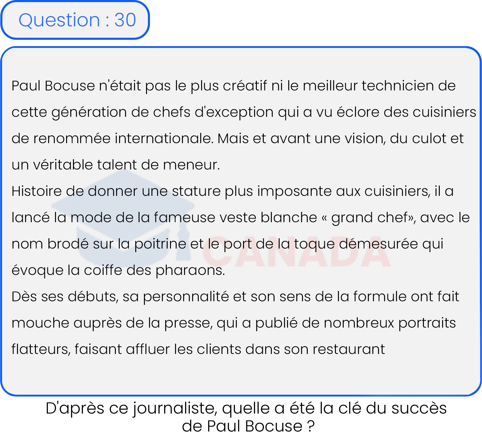 Question 30