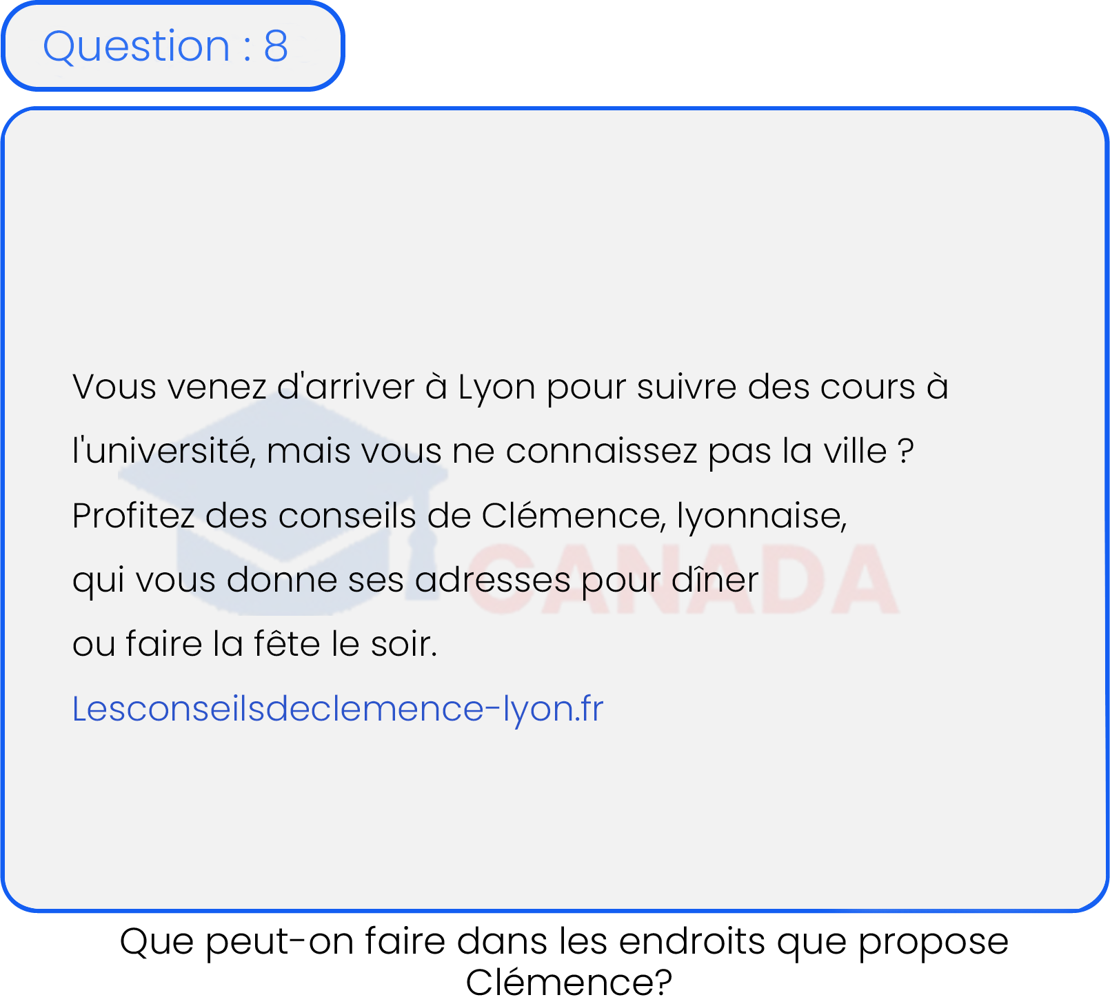 Question 8