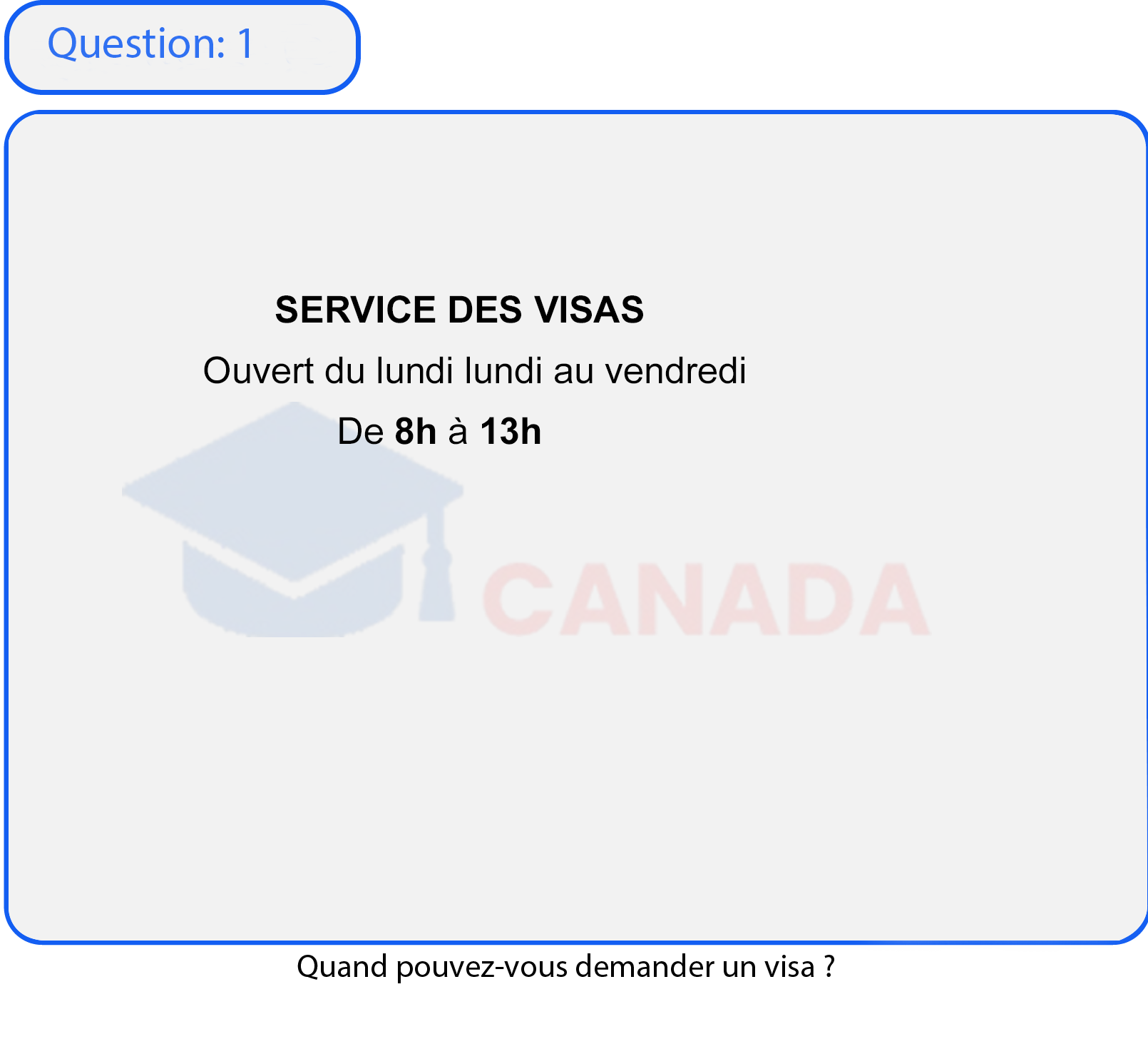 Question 1