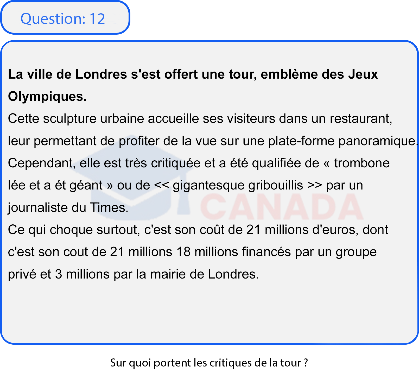 Question 12