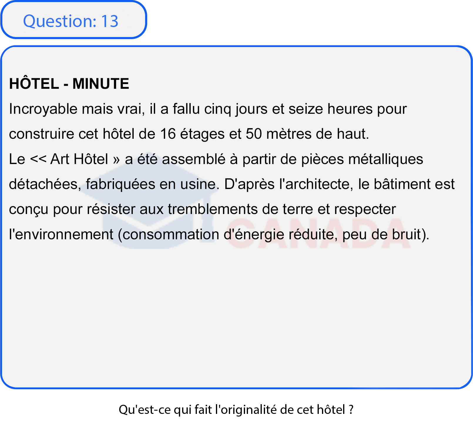 Question 13