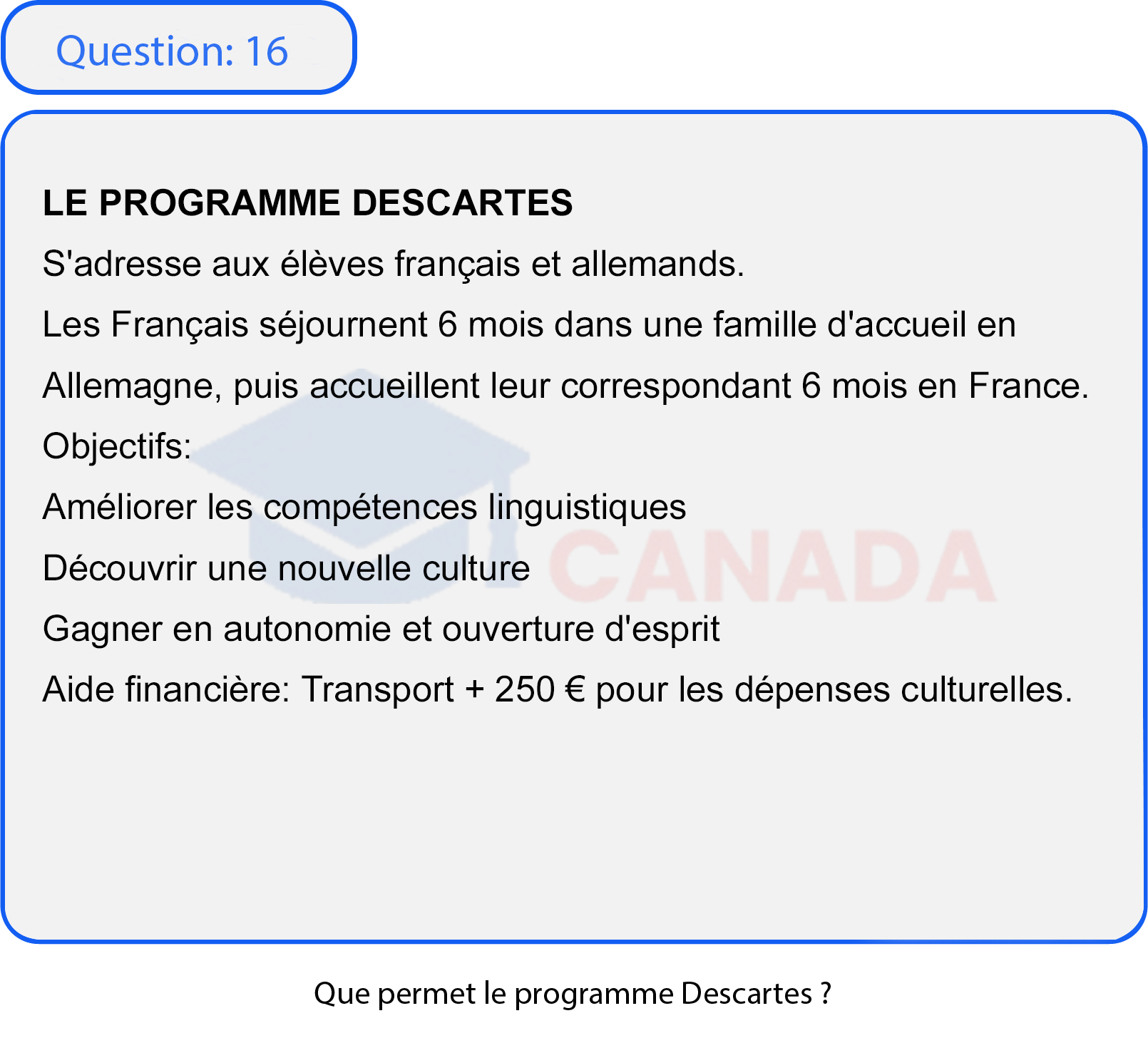 Question 16