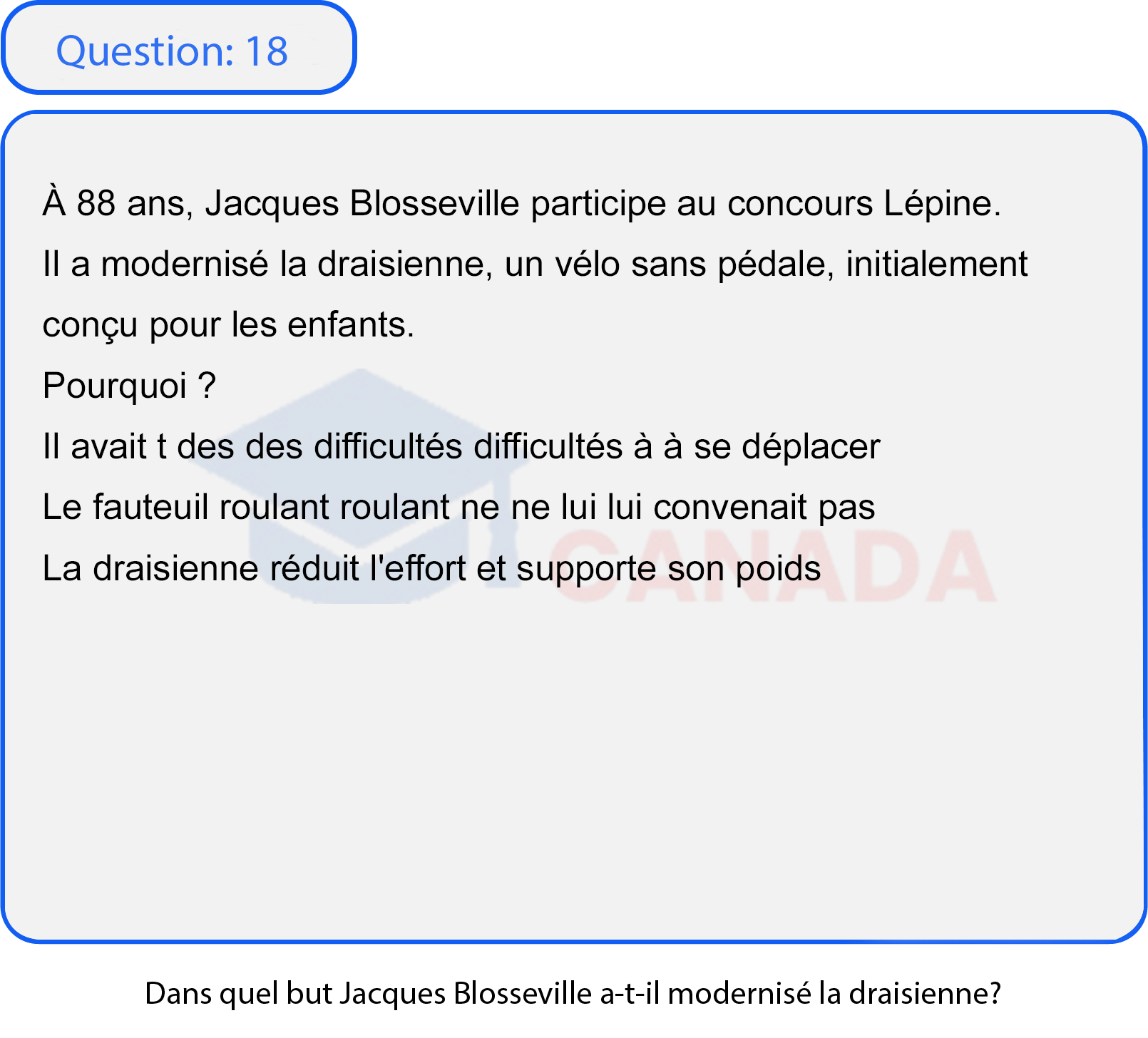 Question 18
