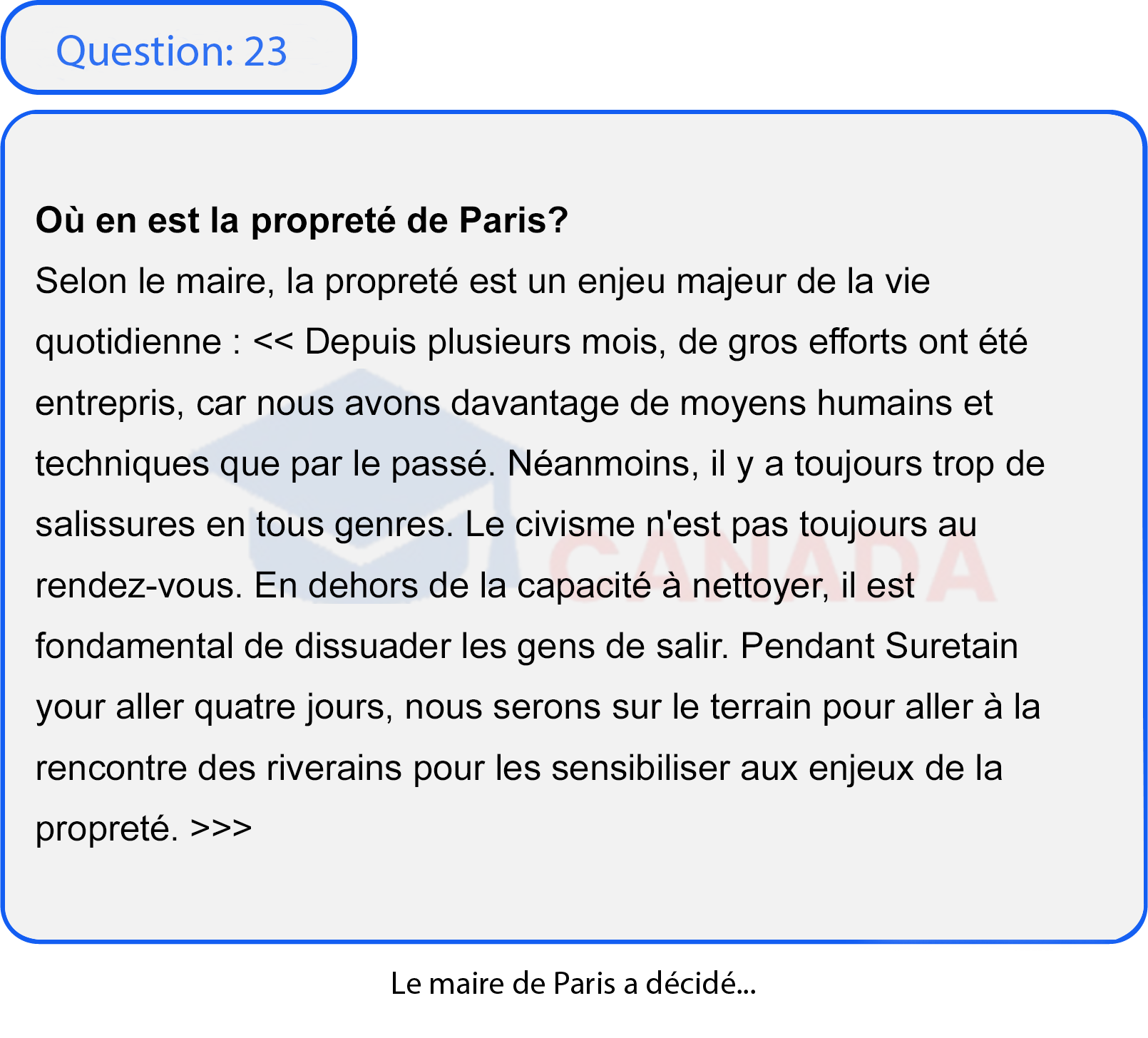 Question 23