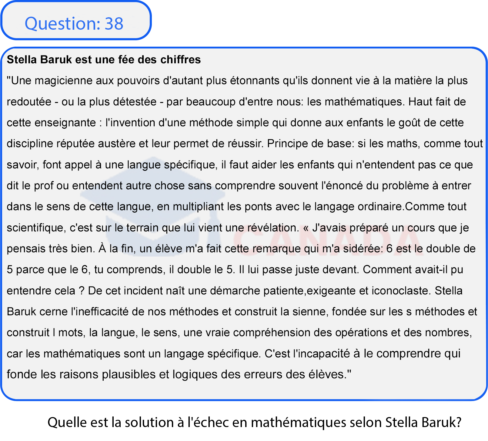 Question 38