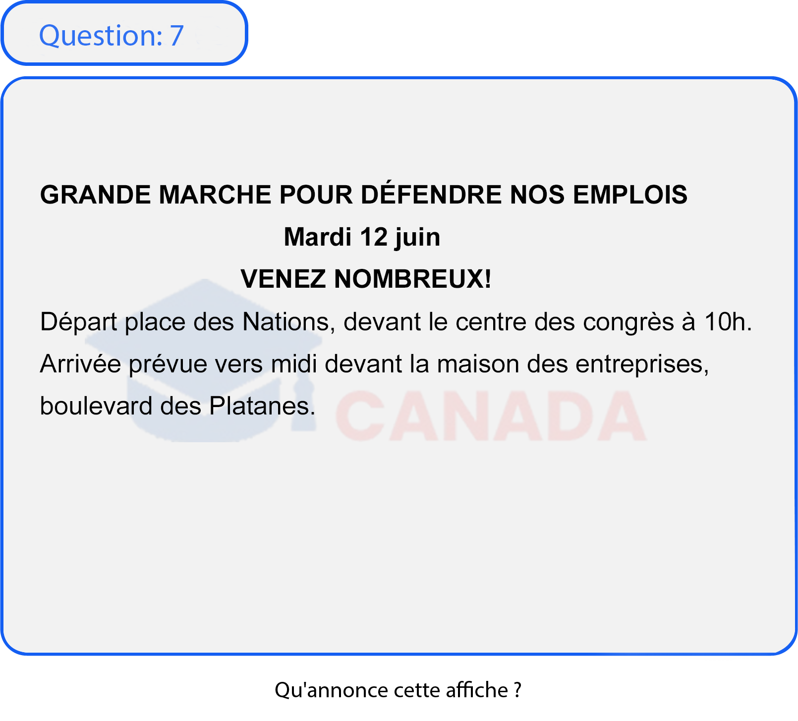 Question 7