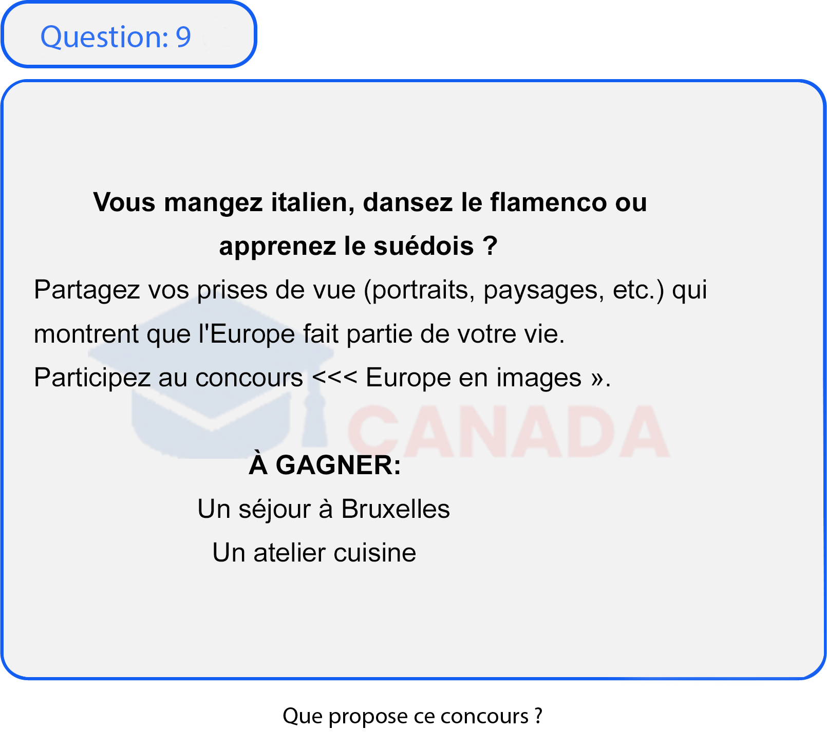 Question 9