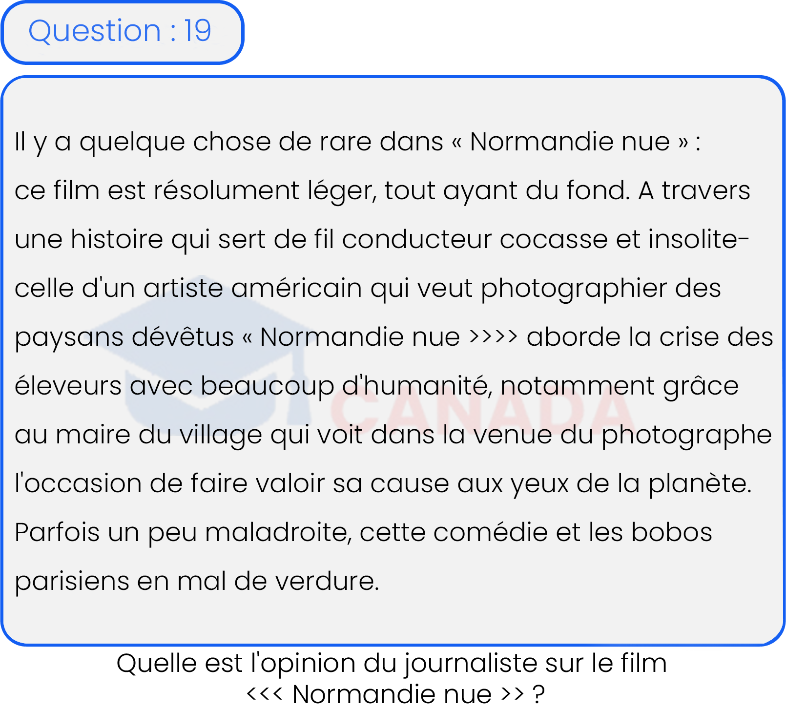 Question 19
