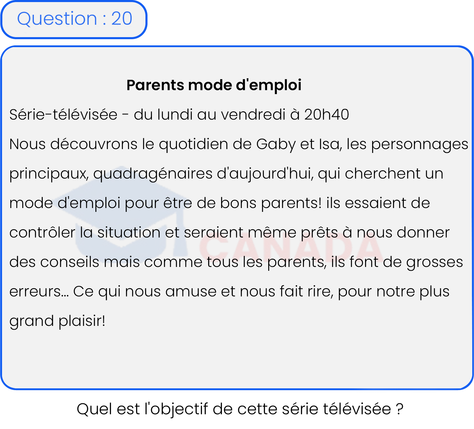 Question 20