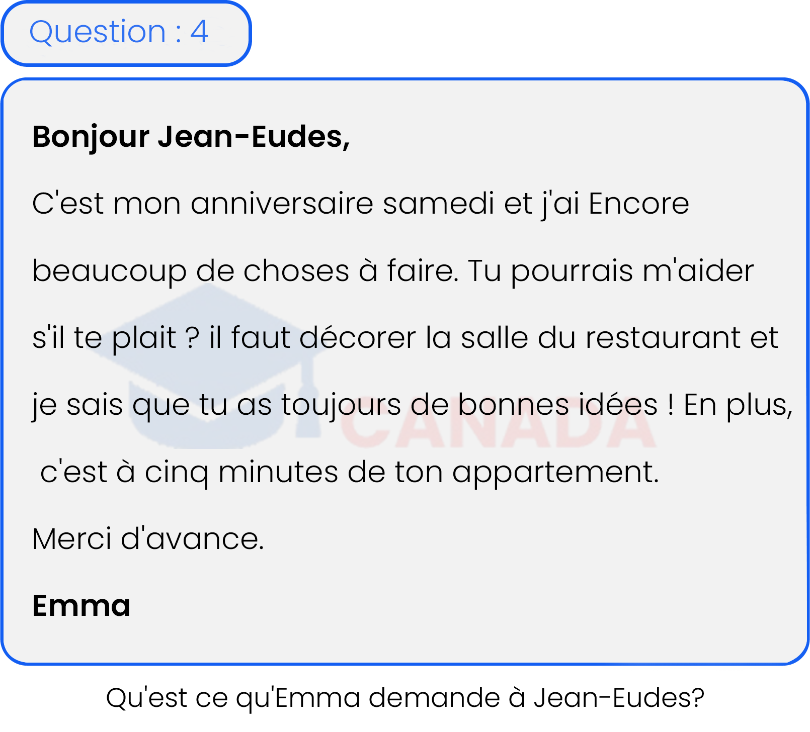 Question 4