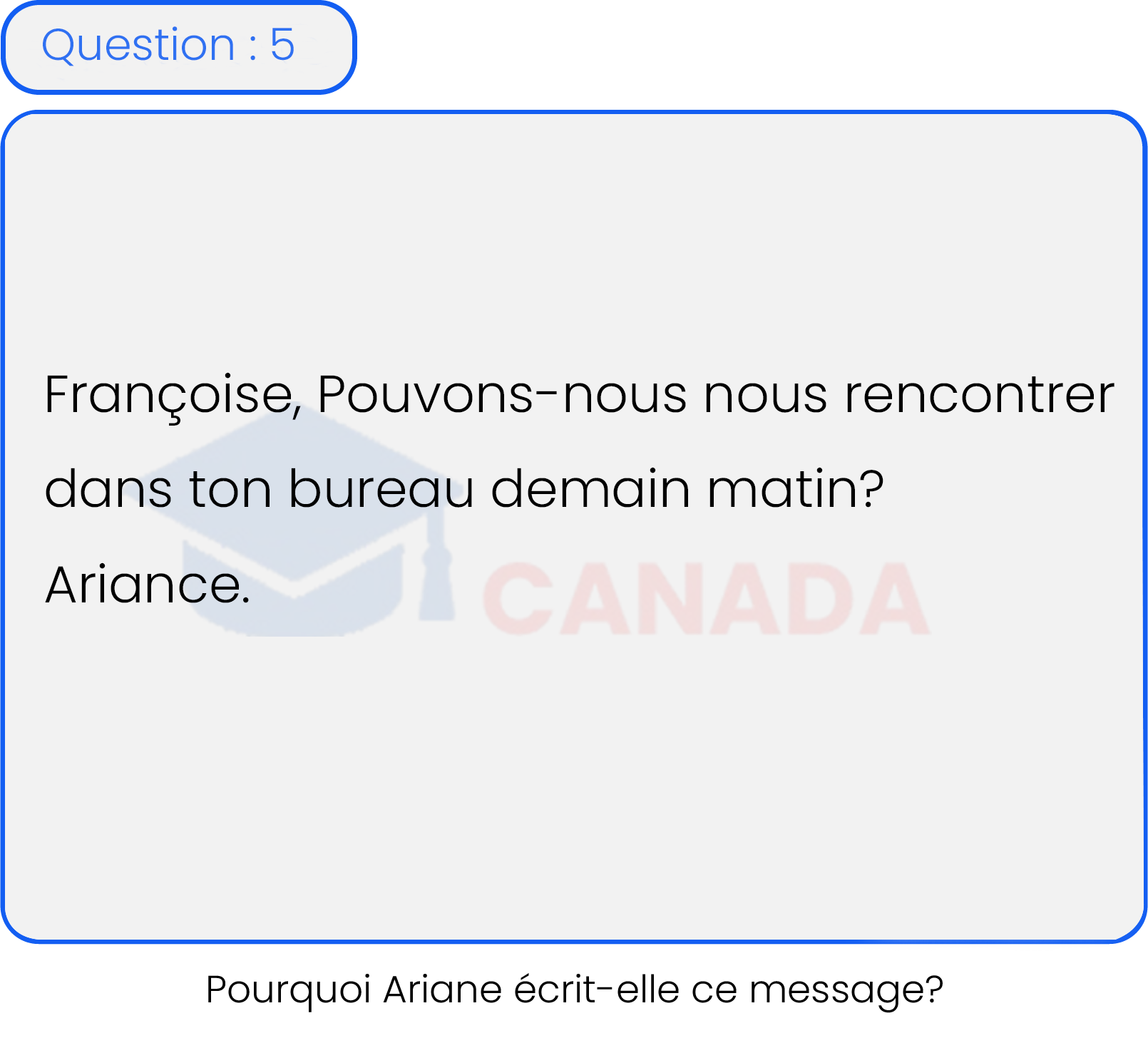 Question 5