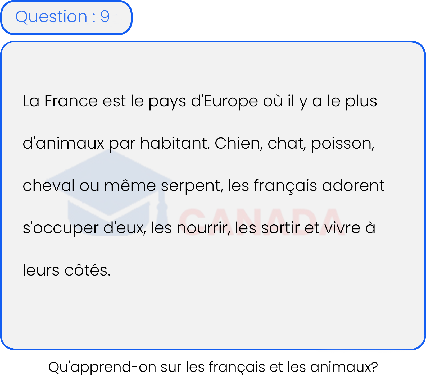 Question 9